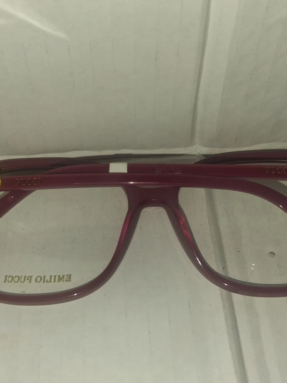Emilio Pucci Women's Wine Red Rounded Square Optical Glasses